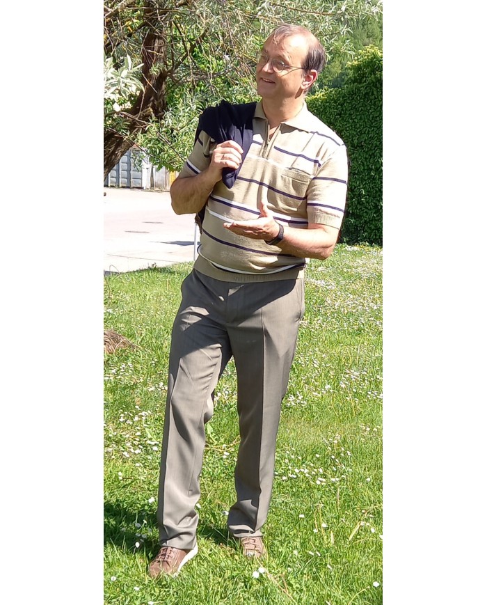 Pantalon toile taille confort