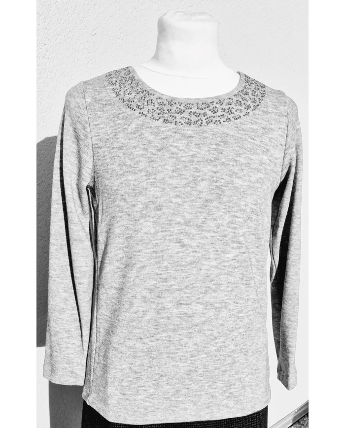 Pull fin manches longues "éclat" Pull fin manches longues "éclat"