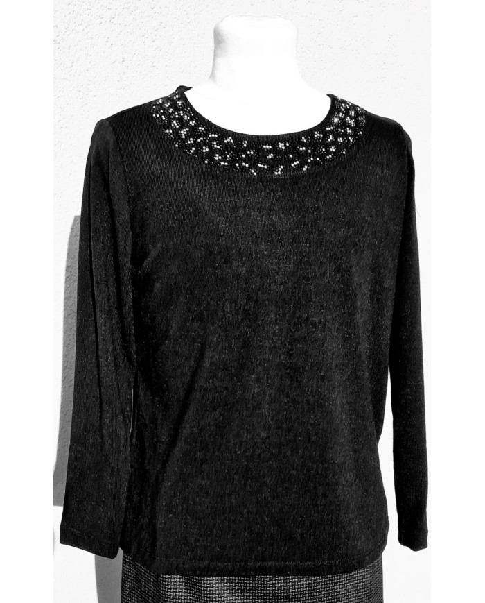 Pull fin manches longues "éclat" Pull fin manches longues "éclat"