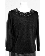 Pull fin manches longues "éclat" Pull fin manches longues "éclat"
