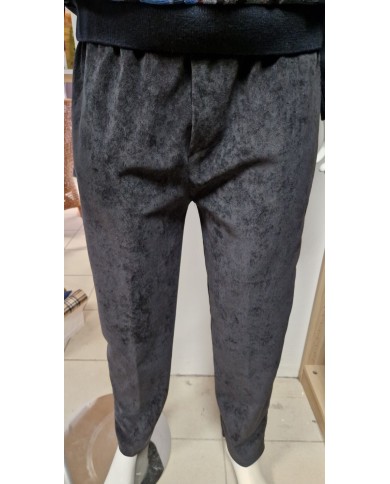 Pantalon hiver velour élastiqué à la taille Henri Pantalon hiver velour élastiqué à la taille Henri