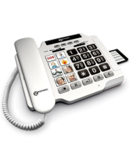 Téléphone séniors fixe avec photos et amplificateur Téléphone séniors fixe avec photos et amplificateur