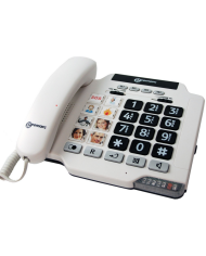 Téléphone séniors fixe avec photos et amplificateur Téléphone séniors fixe avec photos et amplificateur