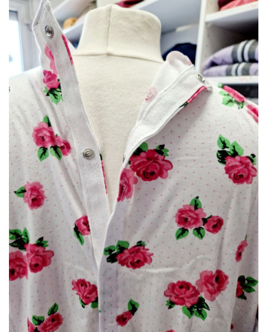 Chemise de nuit médicalisée Rose Chemise de nuit médicalisée Rose