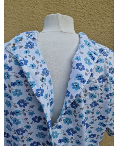 Chemise de nuit médicalisée manches courtes Leonie Chemise de nuit médicalisée manches courtes Leonie