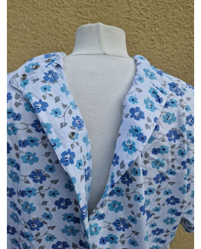 Chemise de nuit médicalisée manches courtes Leonie