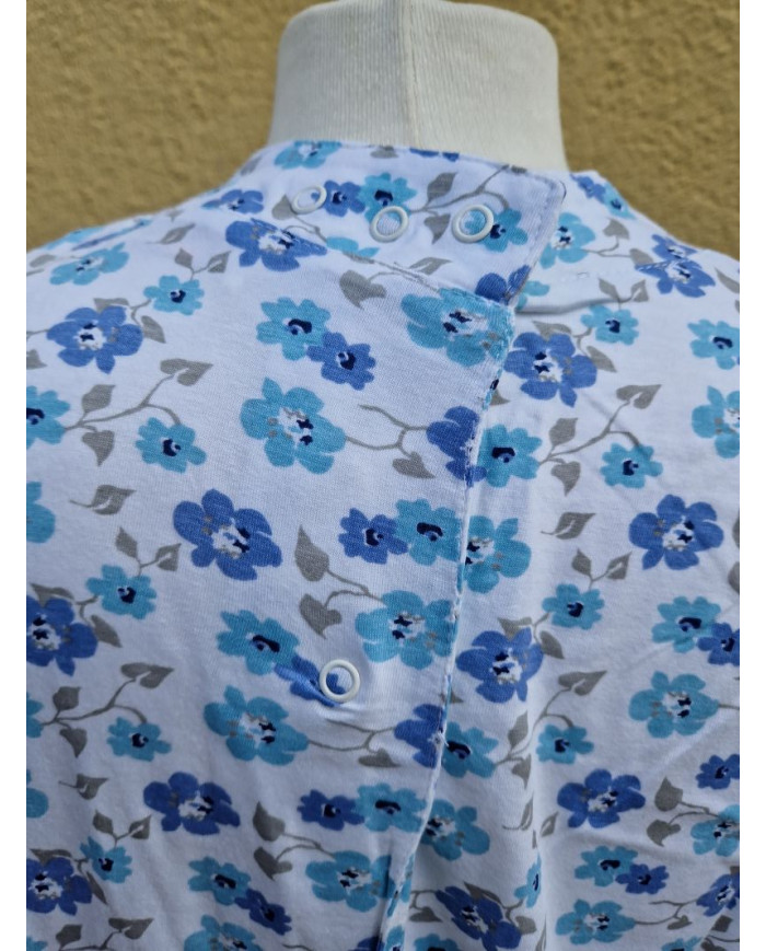 Chemise de nuit médicalisée manches courtes Leonie