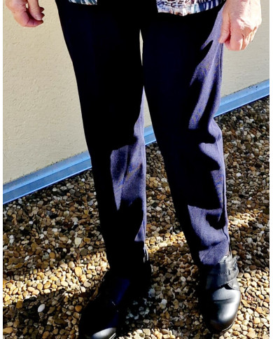 Pantalon cotelé élastiqué doublé polaire "Viviane" pour séniors Pantalon cotelé élastiqué doublé polaire "Viviane" pour séniors