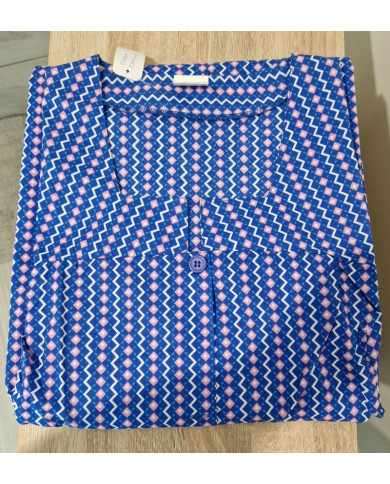 Robe tablier boutonnée Oriane Robe tablier boutonnée Oriane