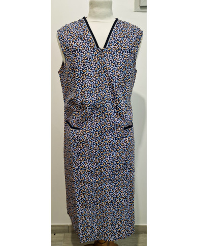 Robe tablier zippé Marguerite Robe tablier zippé Marguerite