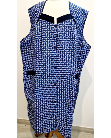 Robe tablier boutonnée Oriane Robe tablier boutonnée Oriane