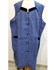 Robe tablier boutonnée Oriane Robe tablier boutonnée Oriane