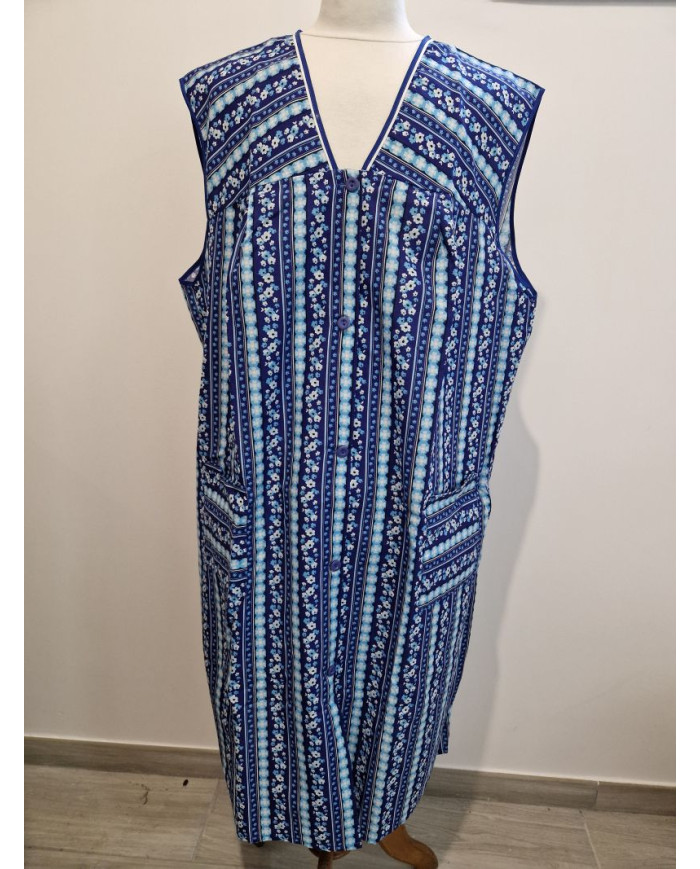 Robe tablier boutonnée Oriane Robe tablier boutonnée Oriane