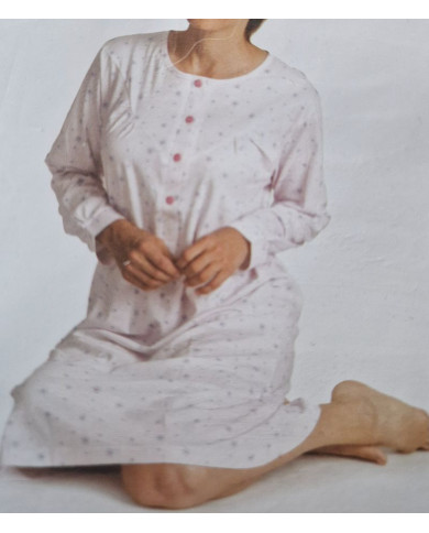 Chemise de nuit manches longues Irina Chemise de nuit manches longues Irina