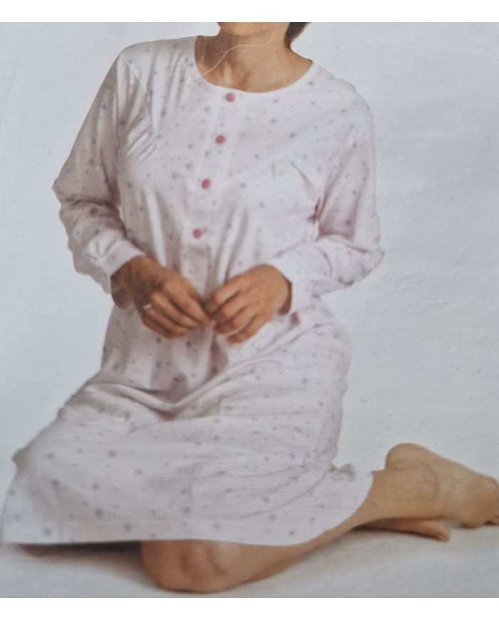 Chemise de nuit manches longues Irina