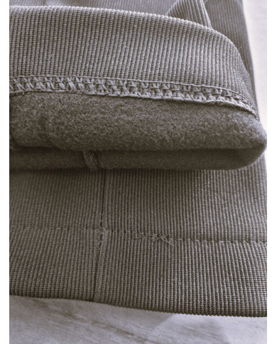 Pantalon cotelé élastiqué doublé polaire "Viviane" pour séniors