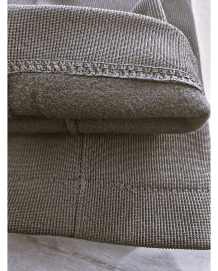 Pantalon cotelé élastiqué doublé polaire "Viviane" pour séniors