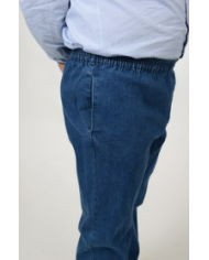 Pantalon jean élastiqué Vivien