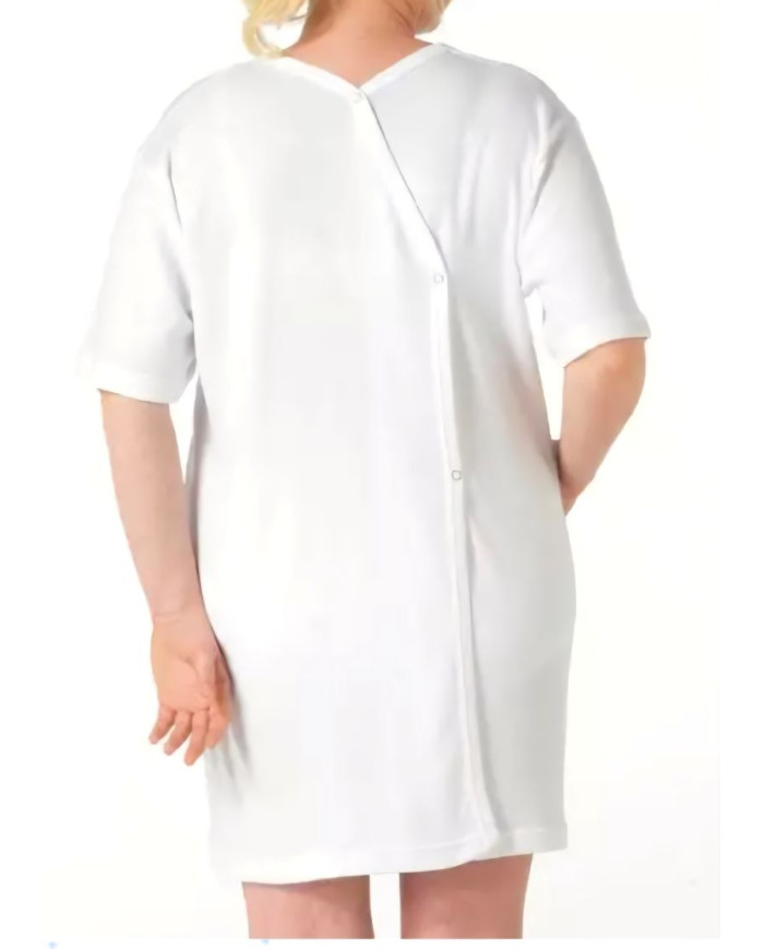 Chemise médicalisée fermeture dos Elie