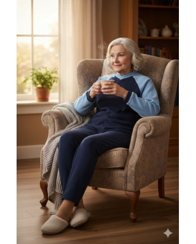 Grenouillère mixte en coton molletonné Elipse