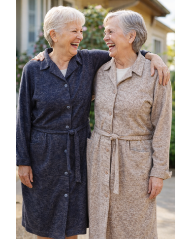 Robe classique sénior manches longues Anita