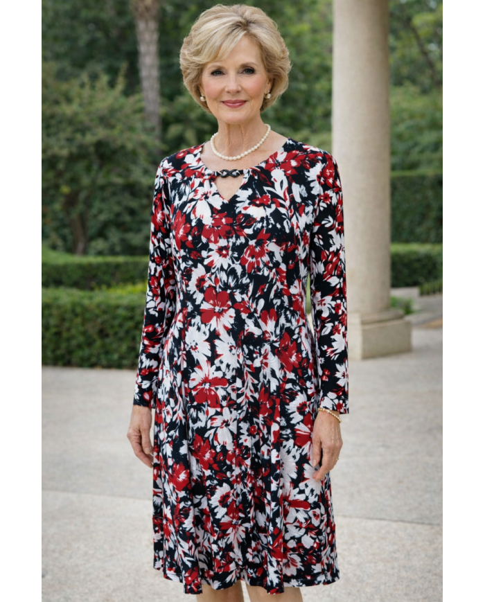 Robe Madame à manches longues