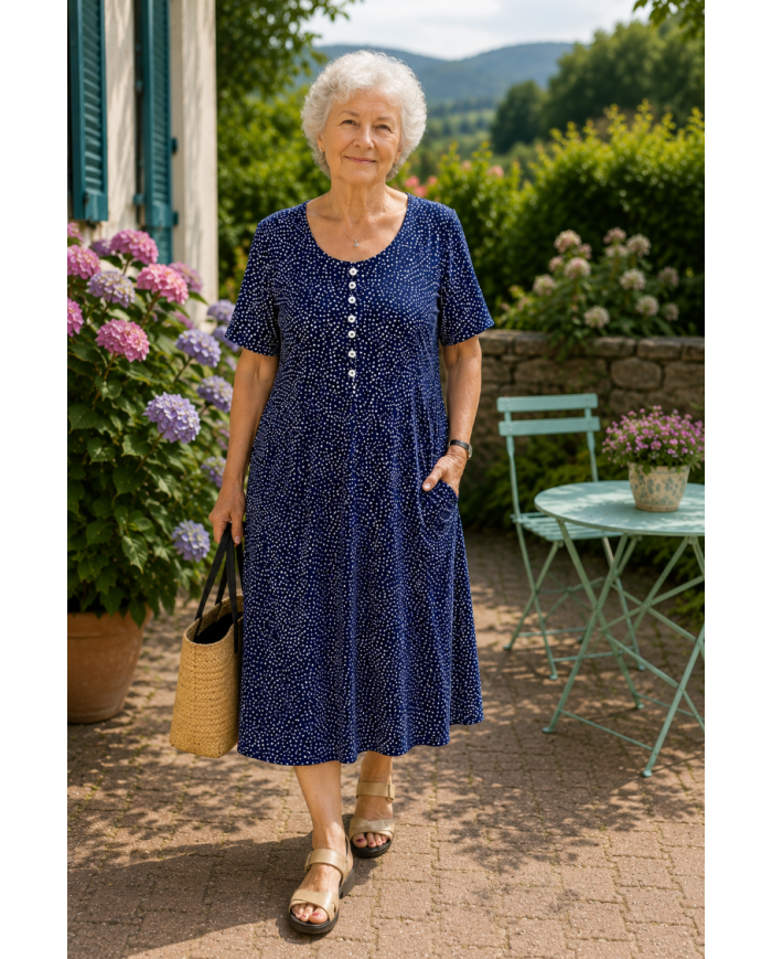 Robe manches courtes Agathe