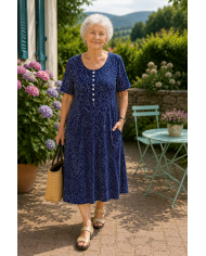 Robe manches courtes Elise