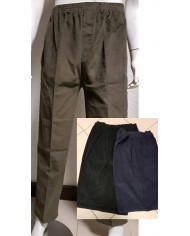 Pantalon Velours élastiqué à la taille - HHC7002 Pantalon Velours élastiqué à la taille - HHC7002
