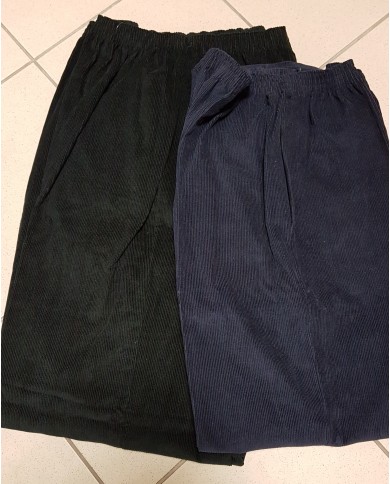 Pantalon Velours élastiqué à la taille - HHC7002 Pantalon Velours élastiqué à la taille - HHC7002