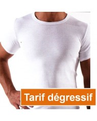 Maillot de corps manches courtes col O