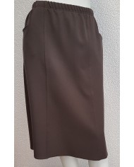 Jupe droite élastiquée